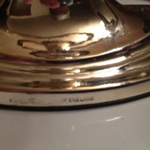 PAIR Vintage Silver Plate Candelabra - Made in UK - Picture 5 of 6